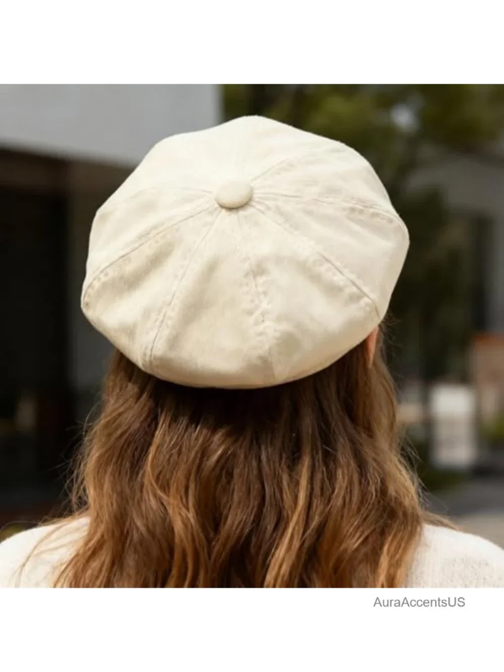 Cotton Newsboy Cabbie Baker Boy Hat Beret Cap for Women Adjustable